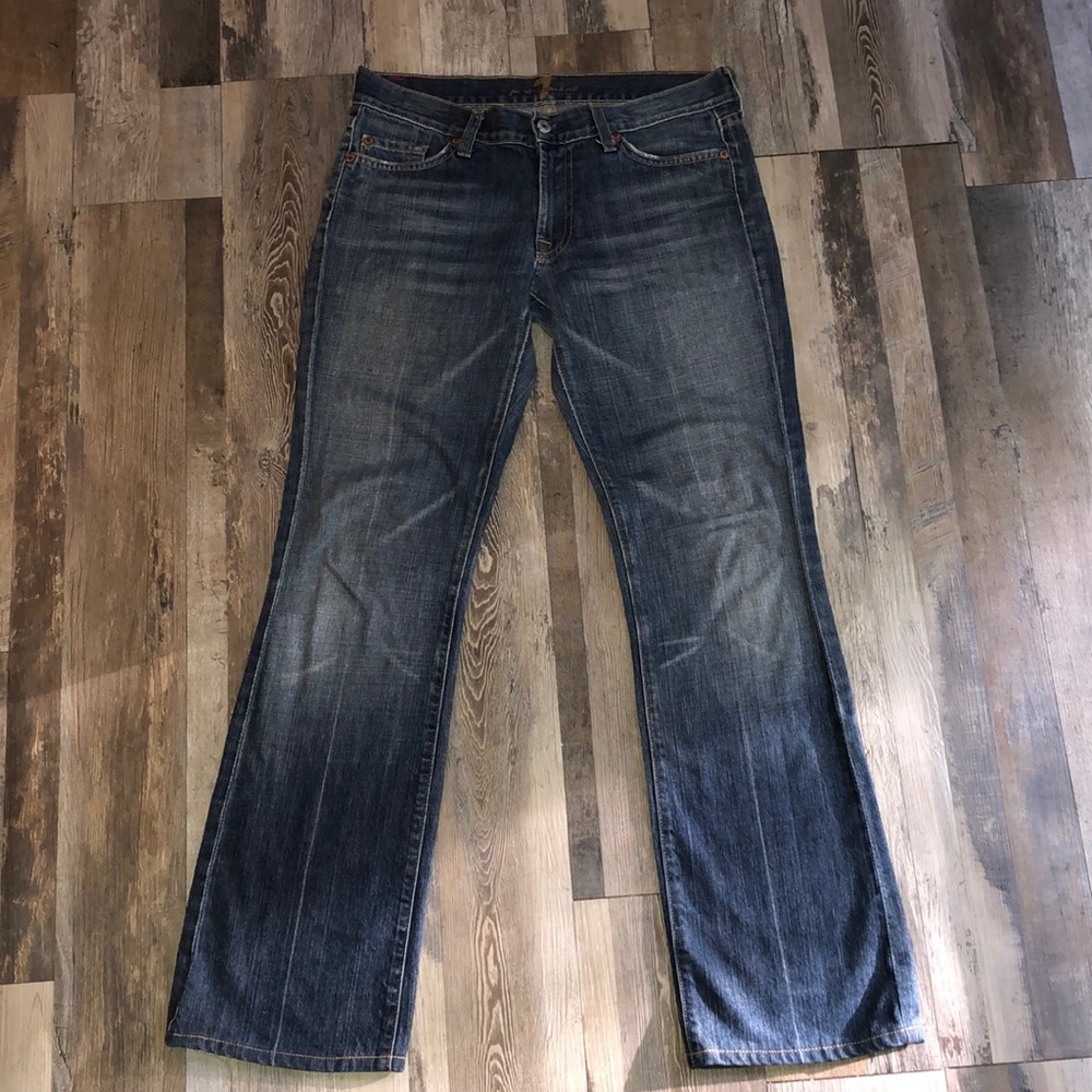 7 For All Mankind straight leg jeans. Size 29.
